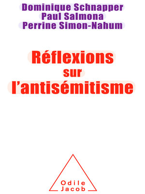 cover image of Réflexions sur l'antisémitisme